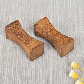 Pack of 10 Chopsticks Racks, Alloy Chopsticks Holder, Drop-Resistant Chopsticks Holder, for Table Cutlery Set, Restaurants Accessories (Brown)