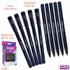 CLARO Trion+ Ballpoint Pens, BLACK, Medium Point (1.0mm), Pack of