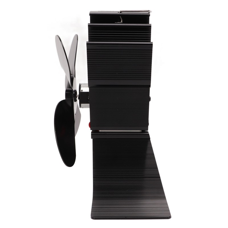 Heat Powered Fireplace Fan 4 Blades Aluminum Alloy Stove Fan