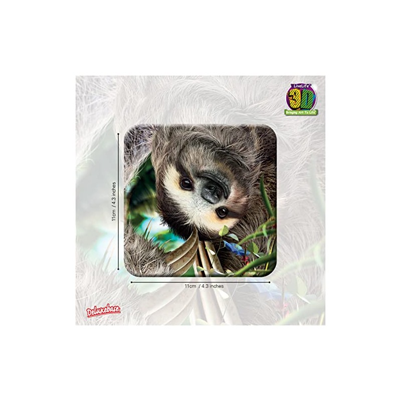 3D LiveLife Cork Coaster - Hangin' Around from Deluxebase. Lenticular