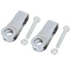 F FIERCE CYCLE Pair 16mm ChromeMotorcycle Chain Axle Adjuster Tensioner