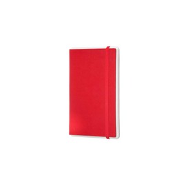 Moleskine Paper Tablet Notebook Digital Smart Notebook Paper Tablet (with dotted pages and hardcover dotted, large 13 x 21 cm) red