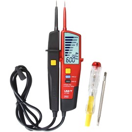 UNI-T UT18D Voltage Tester and Continuity Tester Waterproof Voltage Tester with RCD Test and Phase Rotation, Built-in Lighting