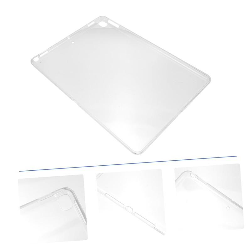 KONTONTY Transparent TPU Tablet Protective Case for Soft Flexible Cover