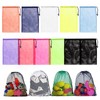 NICKLIN Mesh Bags,11Pcs Mesh Drawstring Bags,Nylon Mesh Storage Bag with
