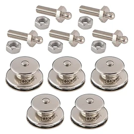 New Marine Loxx Set of 5 Tops + Threaded Screws M5 x 22