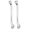 sourcing map 2pcs Offset Extra Long Box End Wrench 19