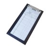 Payment Board Ticket Holder Clip Type Binder PU Leather Ticket