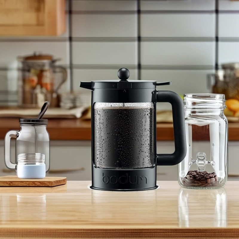 BODUM ボダム コーヒーメーカー コーヒープレス BEAN ビーン フレンチプレス アイスコーヒーメーカー 1500ml ブラック
