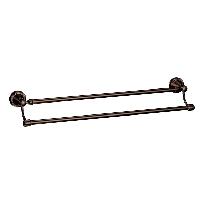 Moen DN3622ORB Inspirations 24-Inch Double Towel Bar, Oil Rubbed Bronze