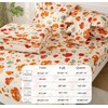 SDY 7PCS Mushroom Comforter Set Twin Size Cute Printed Bedding