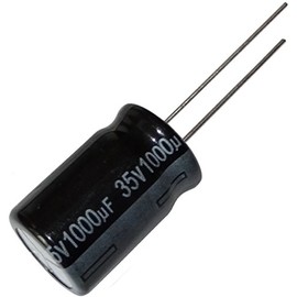 Aerzetix Set of 10 1000ΜF Chemical Electrolytic Capacitor 35 V 20% THT ± 2000h 105 °C Radial ø12,5x20 mm