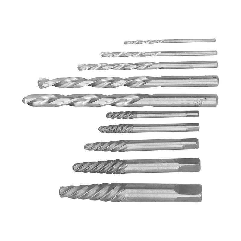 Screw Extractor Drill Bit Set Left Hand Cobalt British System