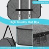 rloao Hat Storage Box with Lids for Women Men, 17"
