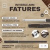 DOJA Barcelona Invisible Shelf Brackets, Pack of 10, Invisible Shelf