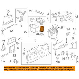Genuine Honda Parts - Filter Assy. (84905-TK8-A01)