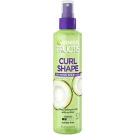 Garnier Fructis Curl Shape Defining Spray Gel, Coconut Water, 8.5 oz