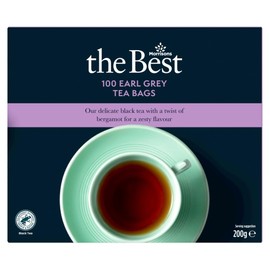 Morrisons The Best 100 Earl Grey Tea Bags 200g