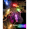 C7 RED Replacement Light Bulbs, Shatterproof LED Light Bulb for