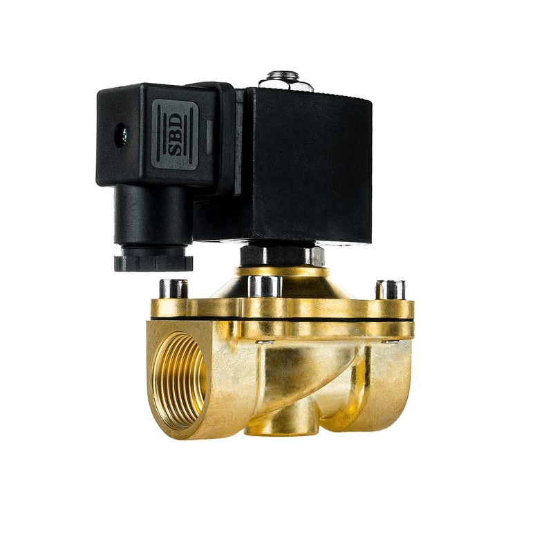 FSA Viton Solenoid Valve Brass 3/4 Inch 24V DC 0-10