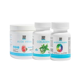 Live Special Daily Essentials Bundle w/Multi Vitamin, Collagen and Aloe Vera Drink Mix