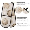 Oven Gloves Double Oven Gloves Hedgehog Forest Animals Oven Mitts