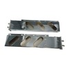 BST BSSP Pair 30'' Mud Flap Hangers Rear Oval Bar