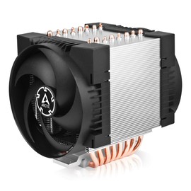 ARCTIC Freezer 4U-M for Ampere: Altra, Altra Max; AMD: SP6, sTR5, SP3, TR4, sTRX4, sWRX8 and Intel: LGA4189, LGA4677-4U & UP, Server CPU Cooler, 2 x 120 mm Fans, 400–2300 RPM, Server Fan, LGA4926