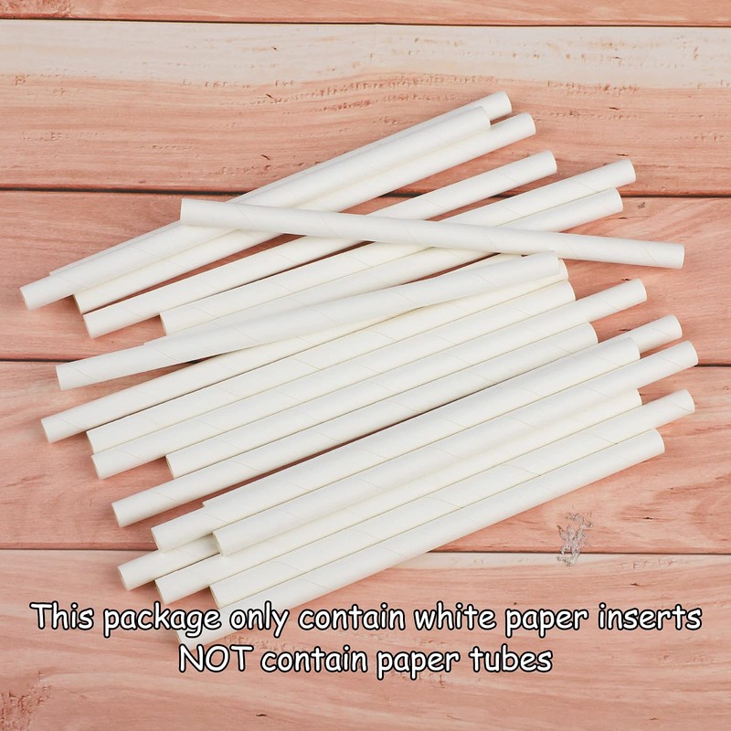 ELCOHO 200 Pieces Bee Tube Refill Mason Bee Paper Inserts