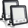 CREATESTAR 2 Pack 100W LED Flood Light Outdoor, 10000LM Bright