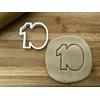 Sweet Prints Inc Number 10 (outline) Cookie Cutter - Dishwasher