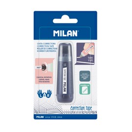 MILAN Blister correction tape, cylindrical, 5 mm x 6 m, series 1918