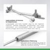 ATM® Gas pressure damper with brake for furniture and flap