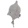 Sterntaler Unisex Baby Zipfli Knitted Hat, Silver melange