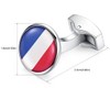 HONEY BEAR National Flag Cufflinks Italy Spanish French Germany for