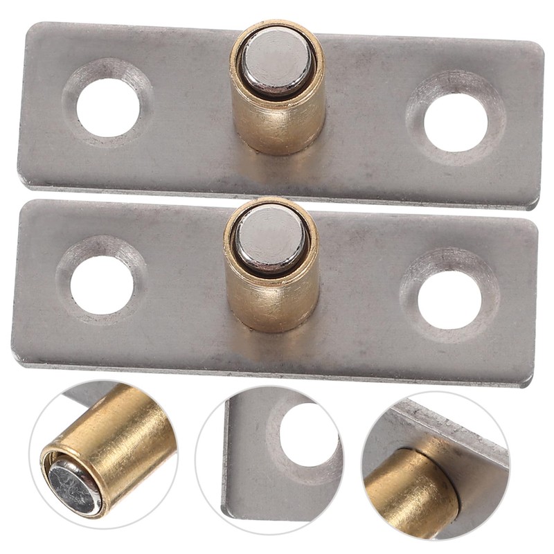 TEHAUX 2 pcs Sliding Door Floor Guides Durable Barn Door