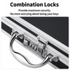 Sooez Combination Lock Clipboard Case, Heavy Duty Clipboard with Storage,