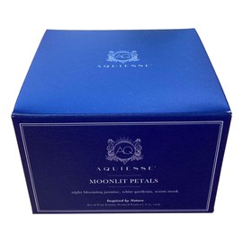 Aquiesse Pack of 4 Votive Candles, Single Wick, 2 oz Each (Moonlit Petals)