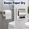 304 Stainless Steel Toilet Paper Holder – Waterproof Black Wall-Mounted