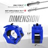 Yes4All 2 Inch Barbell Clamps Pair, Pro Lockjaw Collar Set