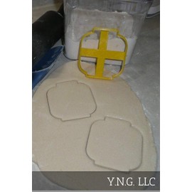 TOY BUILDING BLOCK HEAD OUTLINE SPECIAL OCCASION COOKIE CUTTER BAKING TOOL 3D PRINTED MADE IN USA PR2525