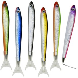 Maydahui 12 PCS Marine Fish Ballpoint Pen Novelty Sea Animal Pen Cute Fishing Decoration Pens Black Ink for School Ocean Themed Party Favors Office