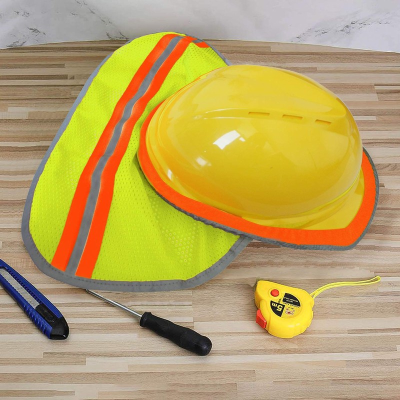 Evridwear High Visibility Neck Sun Shield with Reflective Stripe, Safety