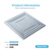 Art3d 24" x 24" (Pack Of 12) Wall Panel Square,
