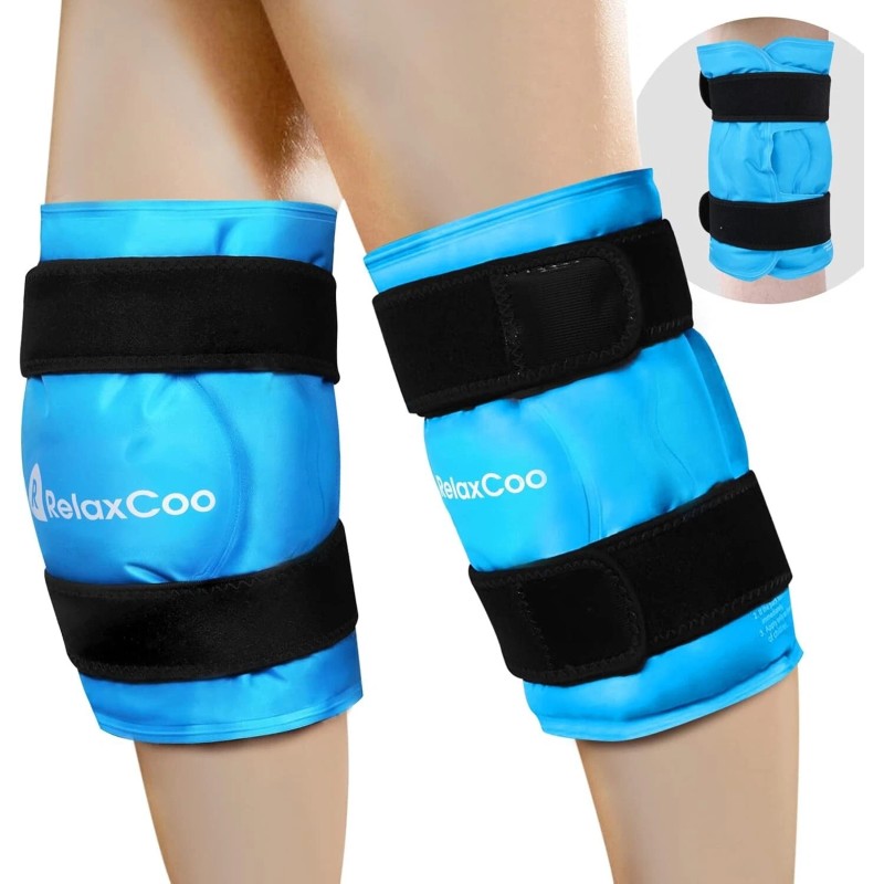 XXL Knee Ice Pack Wrap around Entire Knee after Surgery,