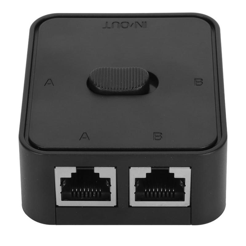 Gigabit Network Switch, RJ45 CAT6 2 Ports Network Switch Splitter