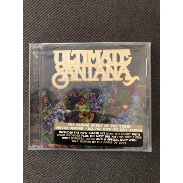 SEALED! Ultimate Santana - Greatest Hits CD Hype Sticker 2007
