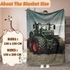 Tractor Blanket, Tractor Cuddly Blanket for Children, Farm Theme Flannel