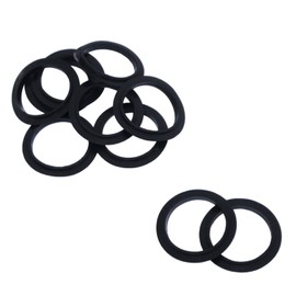 10Pcs Sink Plug O-Ring Spare Sealing Gaskets for Metal Basin Plugs and Pop up Bath Sink Basin Plug Outer Diameter 38mm Inner Diameter 31.5mm Silica Gel