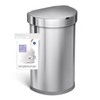 simplehuman Code J 60 Count, Dispenser Pack Custom Fit Liners,